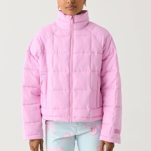 Halfdays Nellie Packable Puffer in Pink